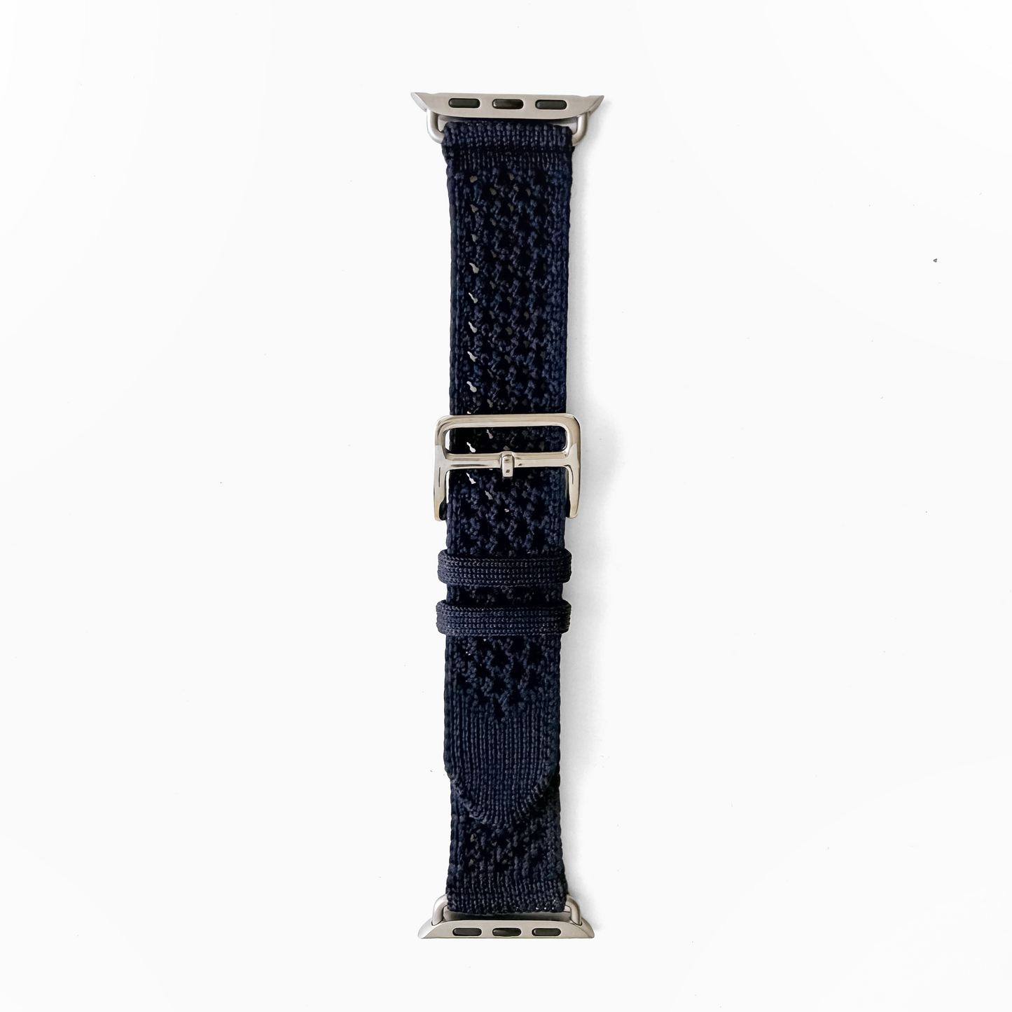 Solene Knitted Apple Watch Strap - Navy 1