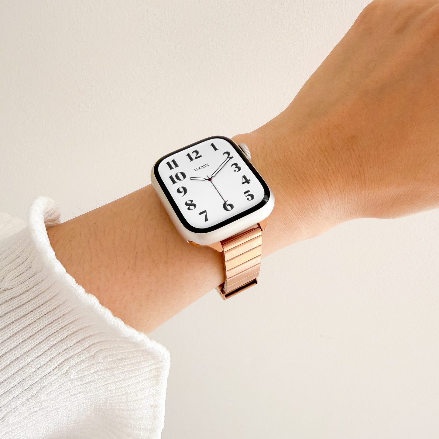 (St-Steel) Film Apple Watch Strap - Rose Gold