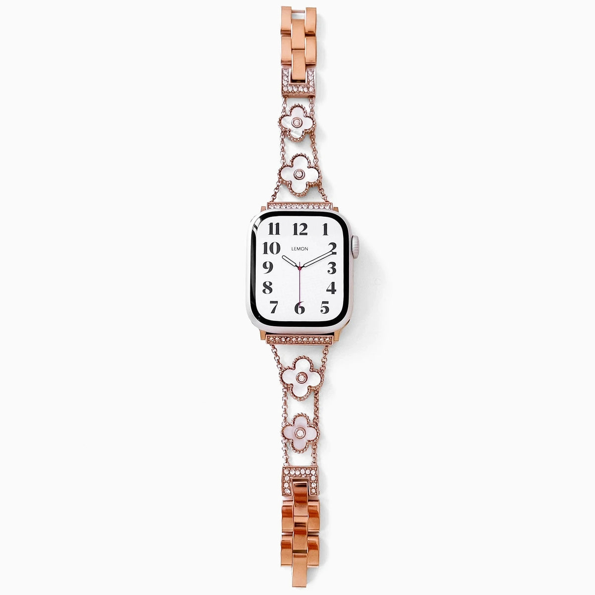 (St-Steel) Flora Chain Apple Watch Bracelet - Rose Gold 