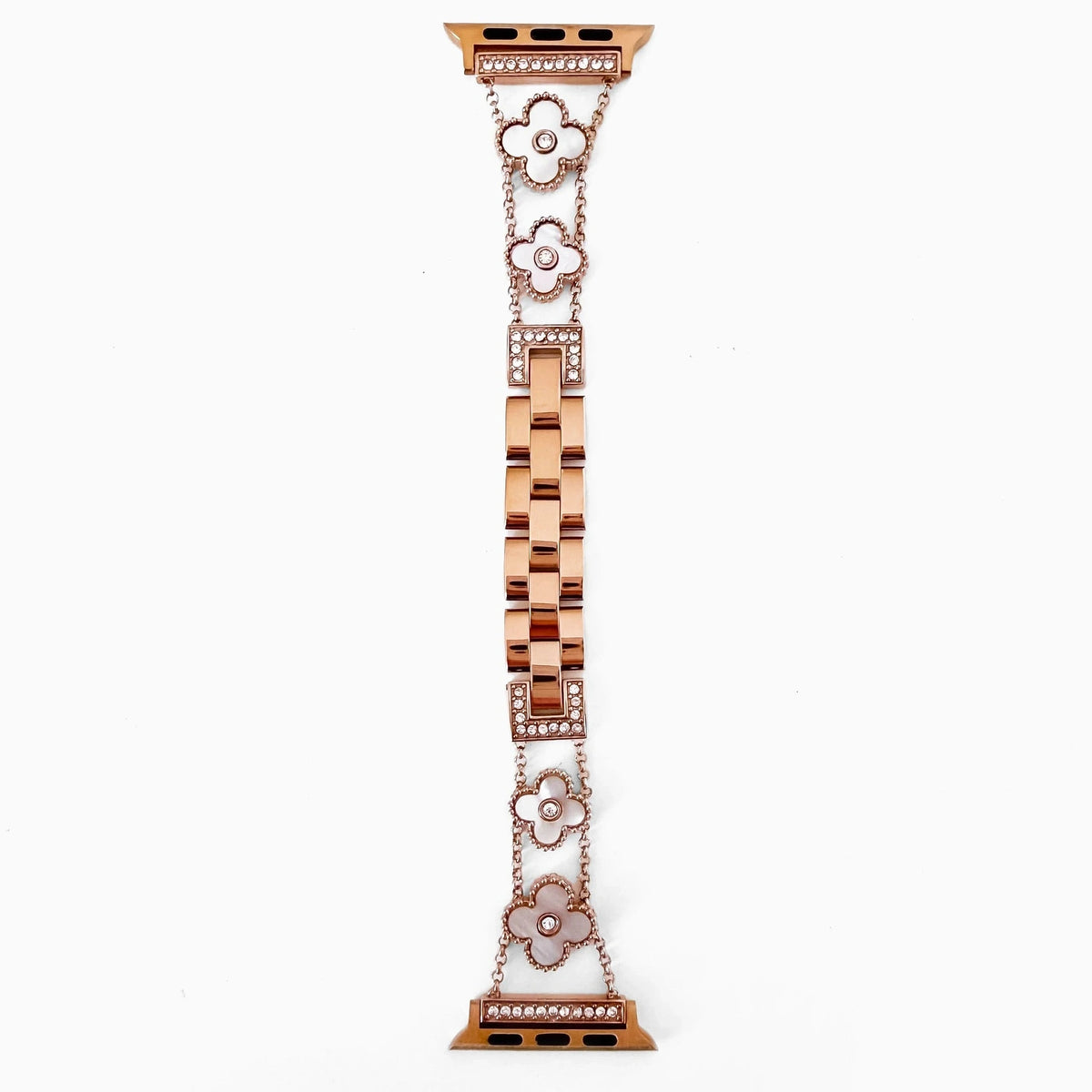 (St-Steel) Flora Chain Apple Watch Bracelet - Rose Gold 2