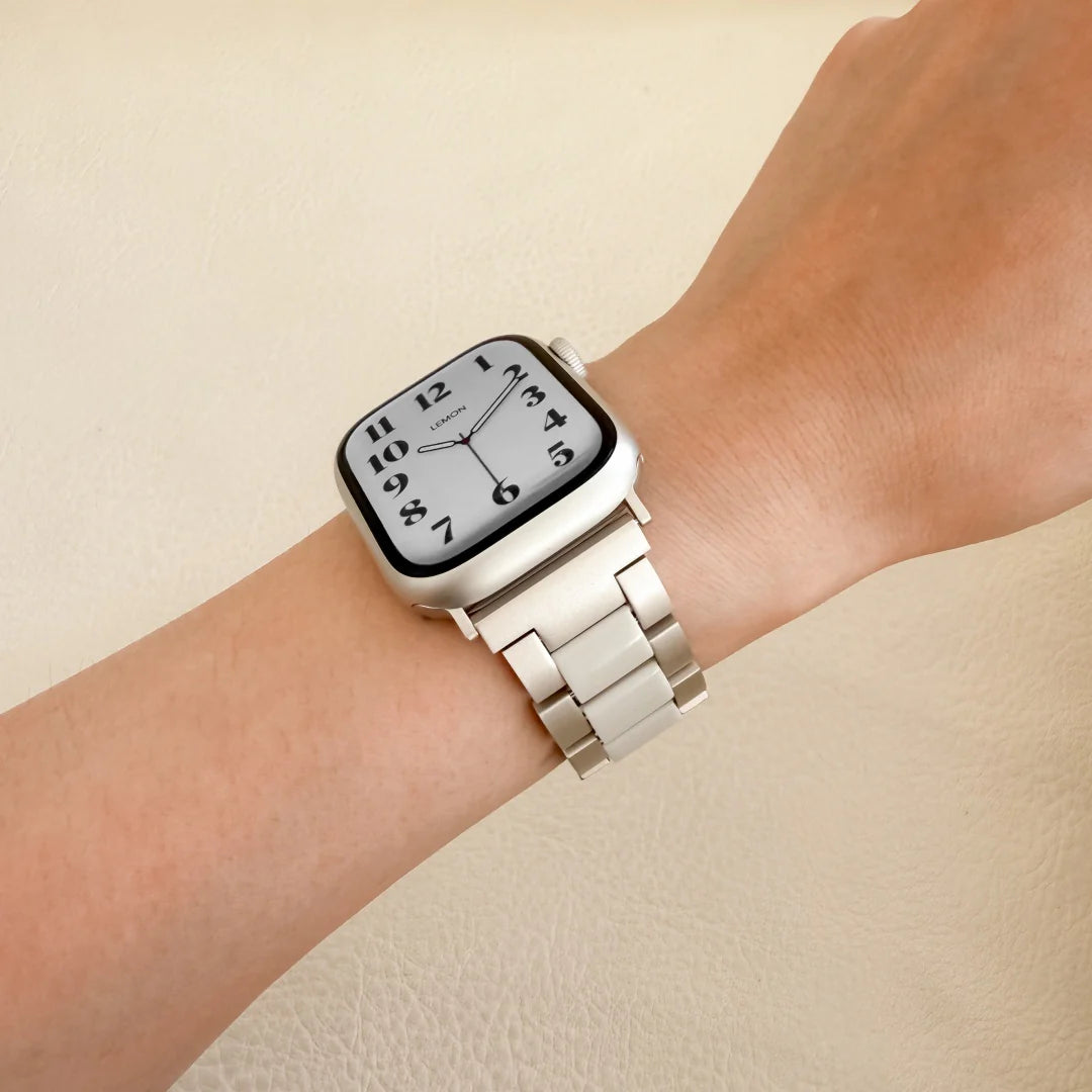 (St-Steel) Glow Apple Watch Strap - Starlight