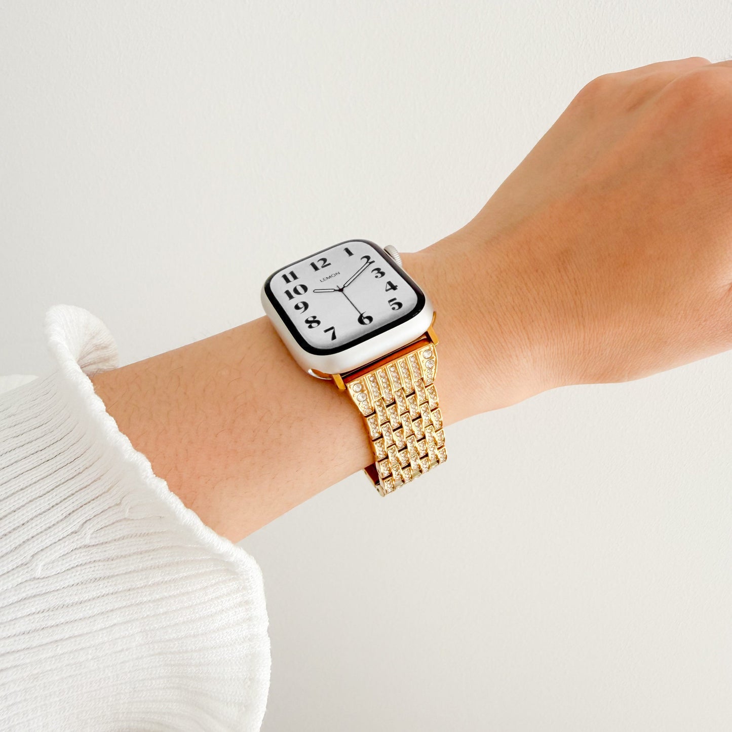 (St-Steel) Paradise Apple Watch Strap - Gold