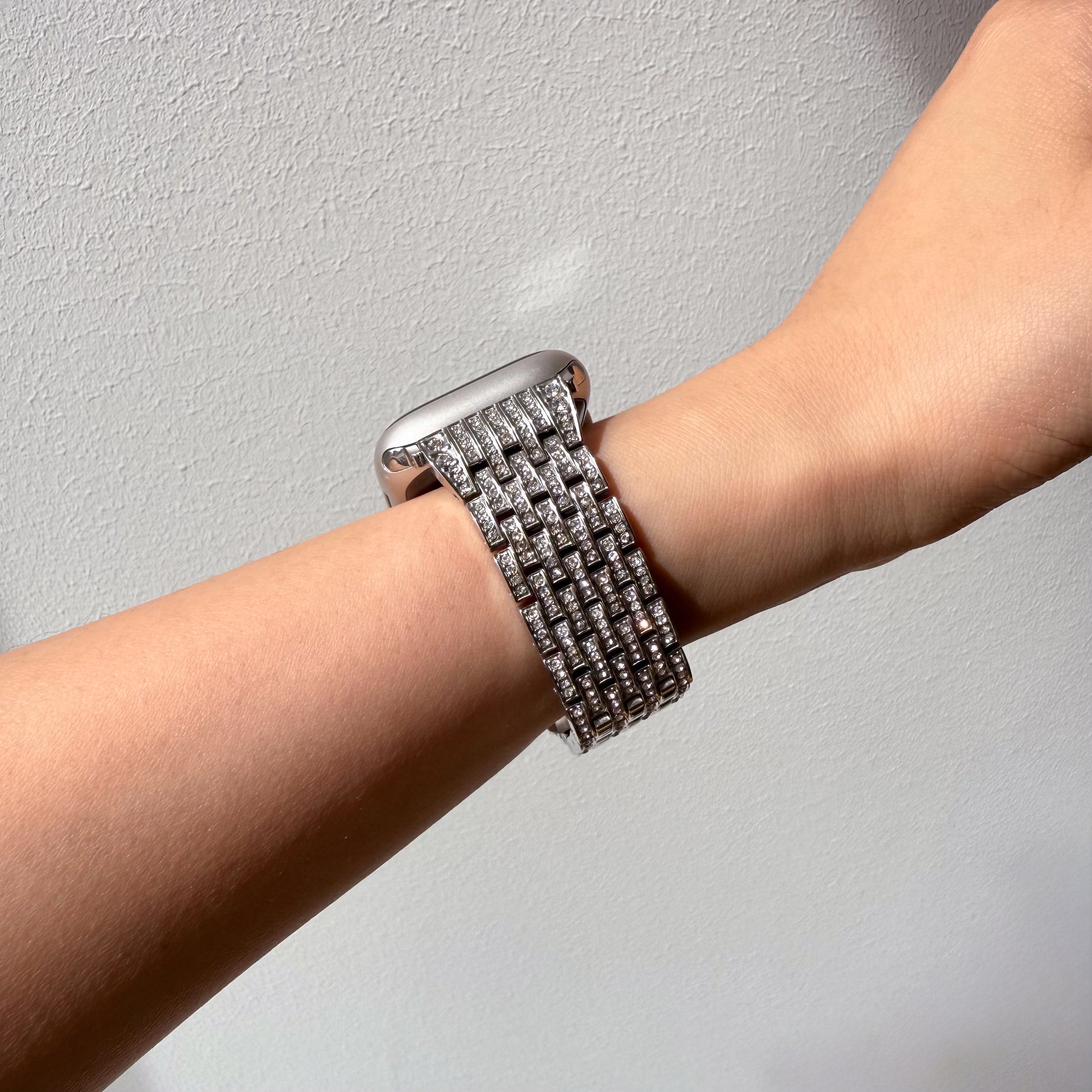 (St-Steel) Paradise Apple Watch Bracelet - Silver 3