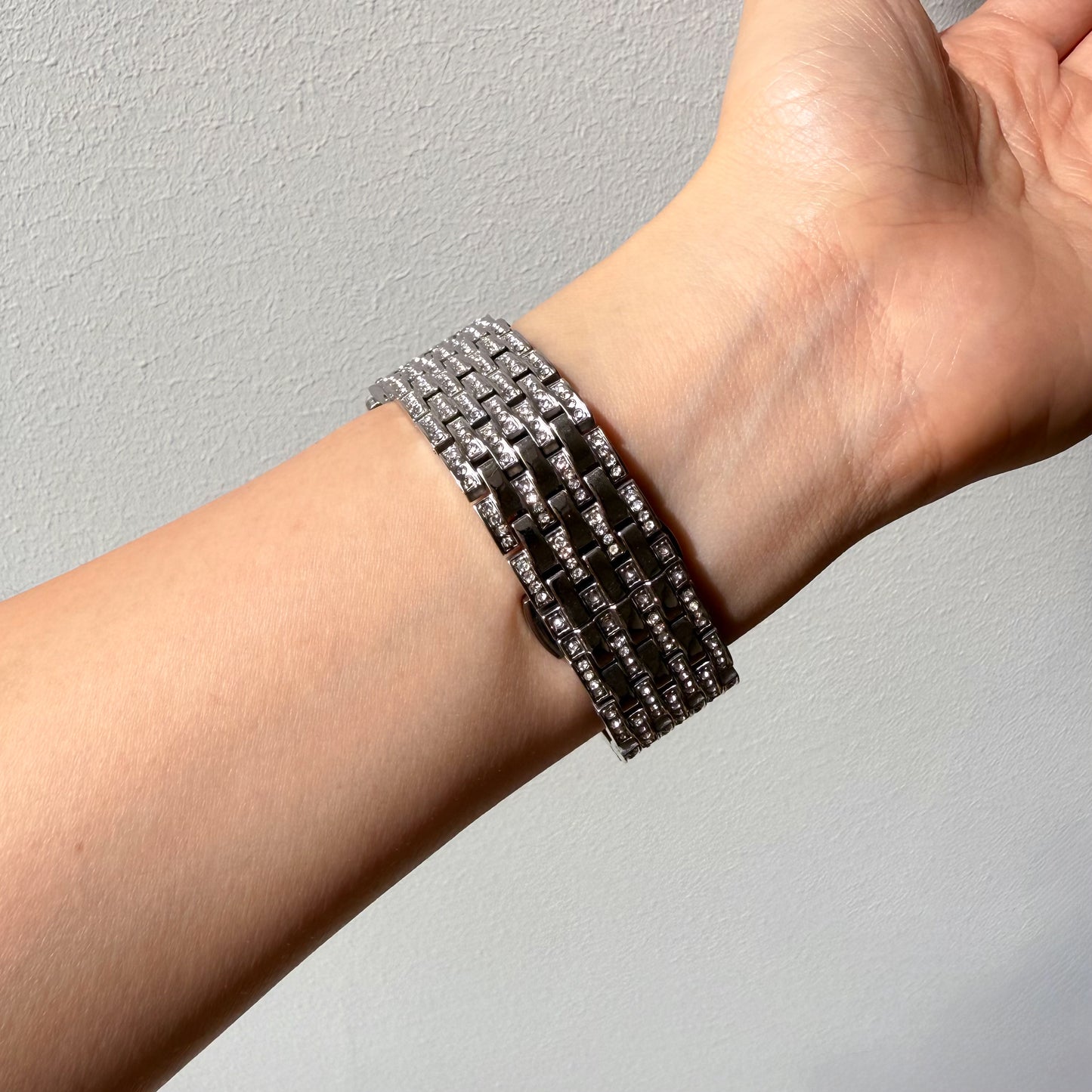 (St-Steel) Paradise Apple Watch Bracelet - Silver 4