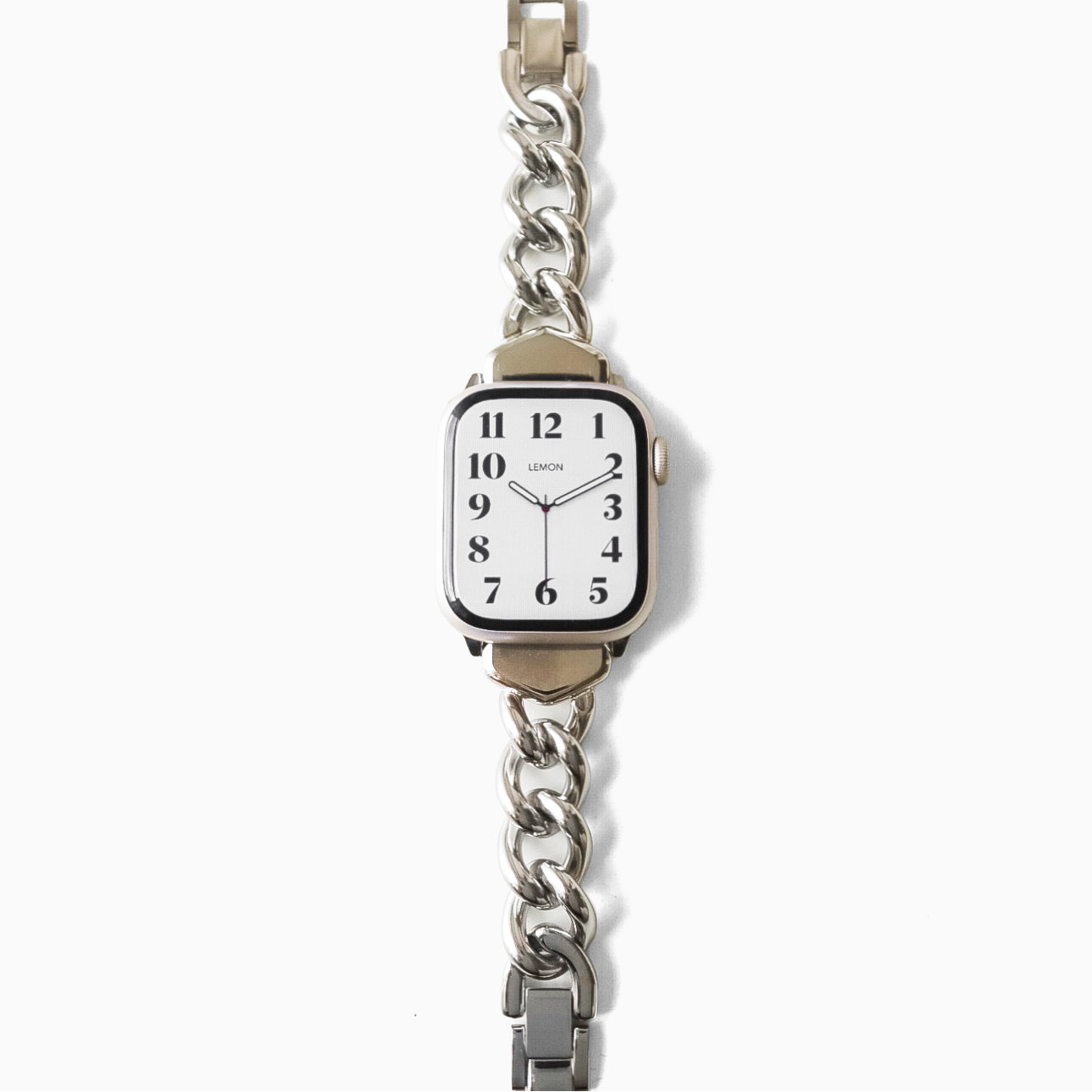 (St-Steel) Slim Timeless Apple Watch Bracelet - Silver 2