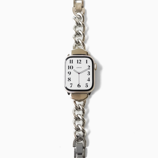 (St-Steel) Slim Timeless Apple Watch Bracelet - Silver 2