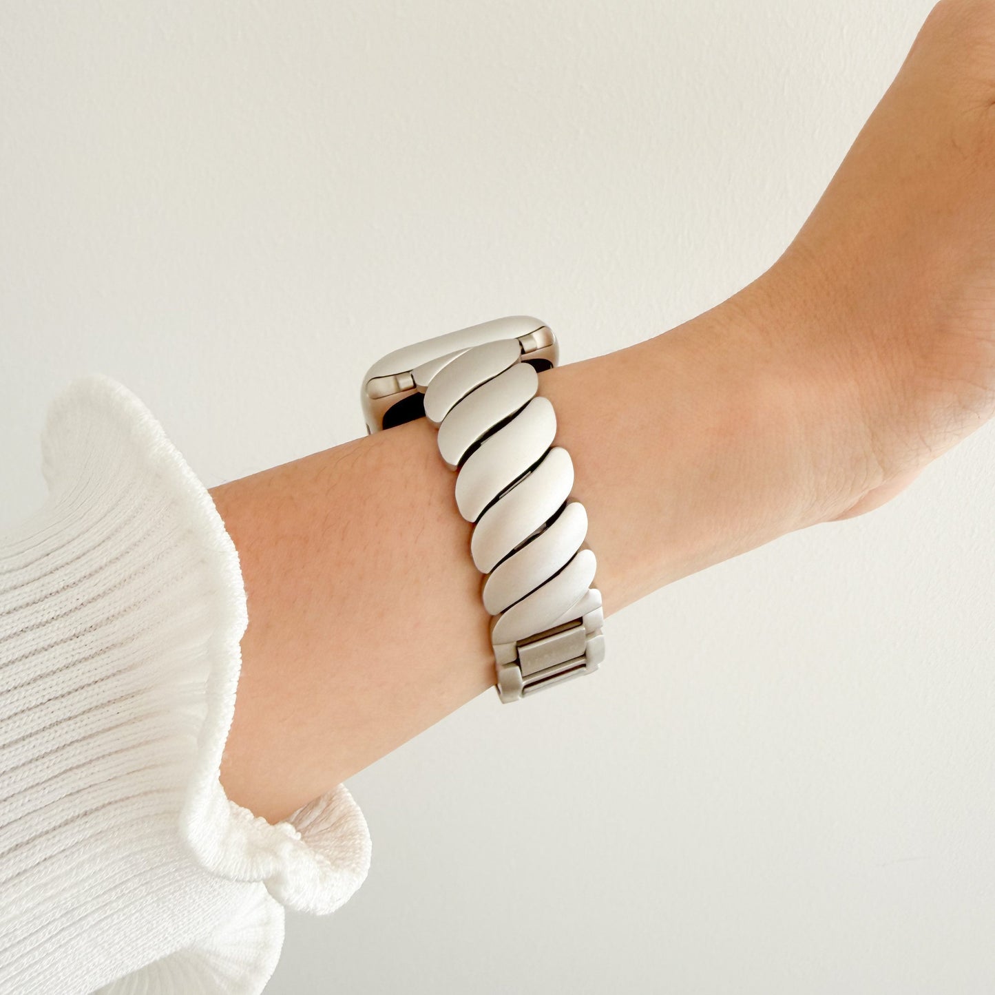 (St-Steel) Twist Glam Apple Watch Bracelet - Starlight