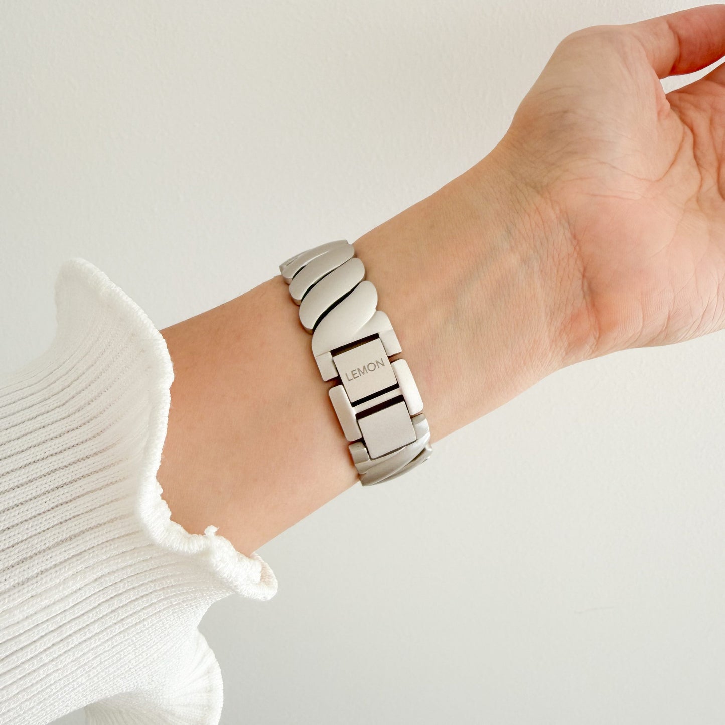 (St-Steel) Twist Glam Apple Watch Bracelet - Starlight