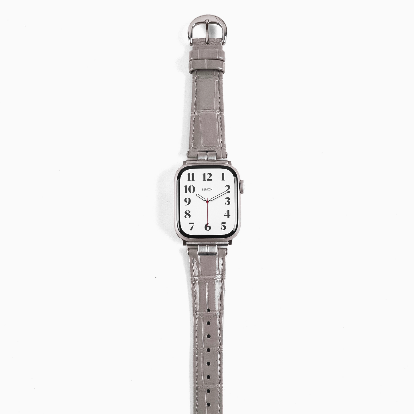 Urban Leather Apple Watch Strap - Grey 2