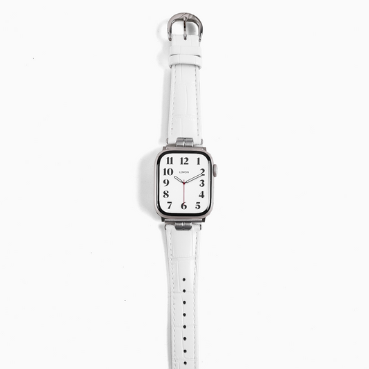 Urban Leather Apple Watch Strap - White 2313