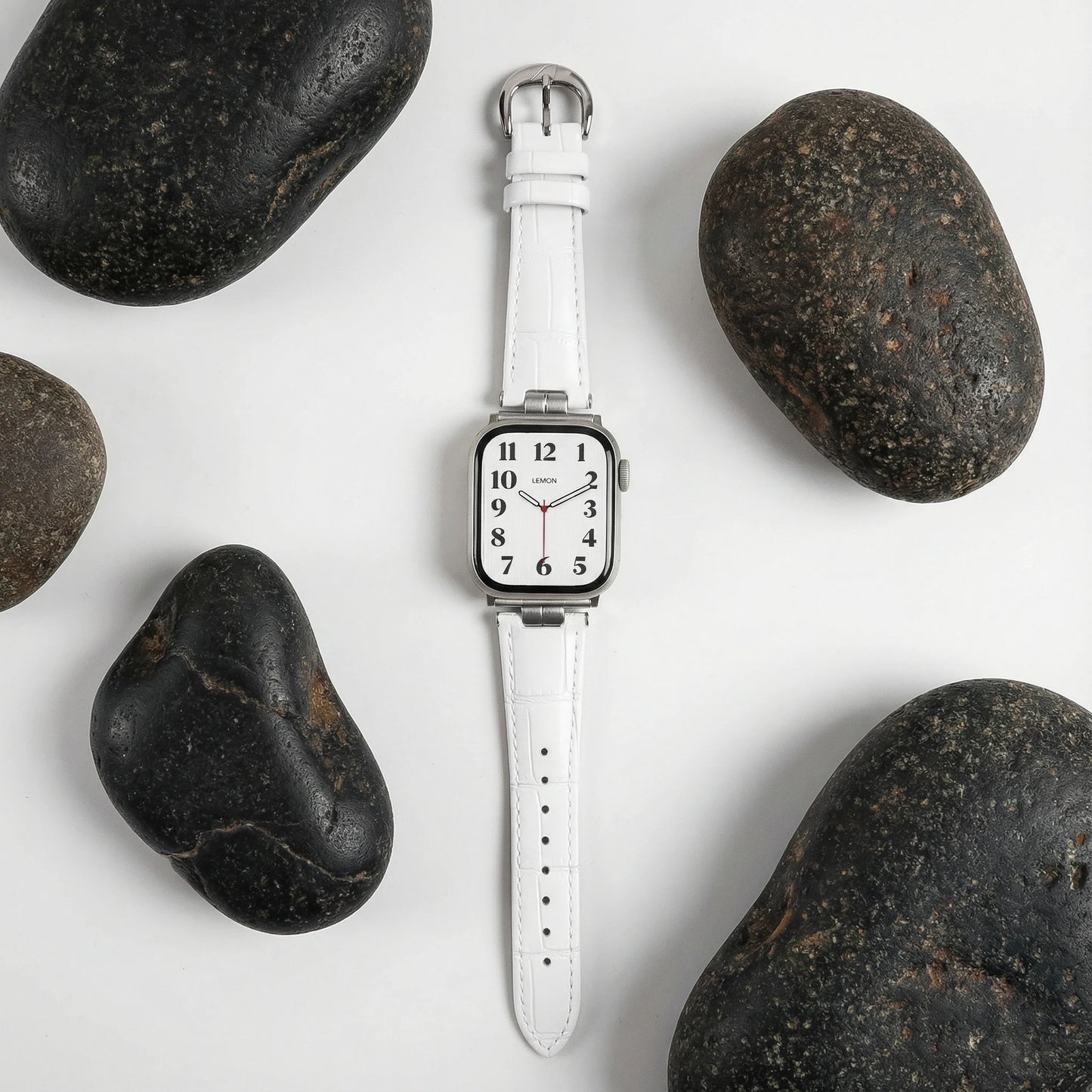 Urban Leather Apple Watch Strap - White 2