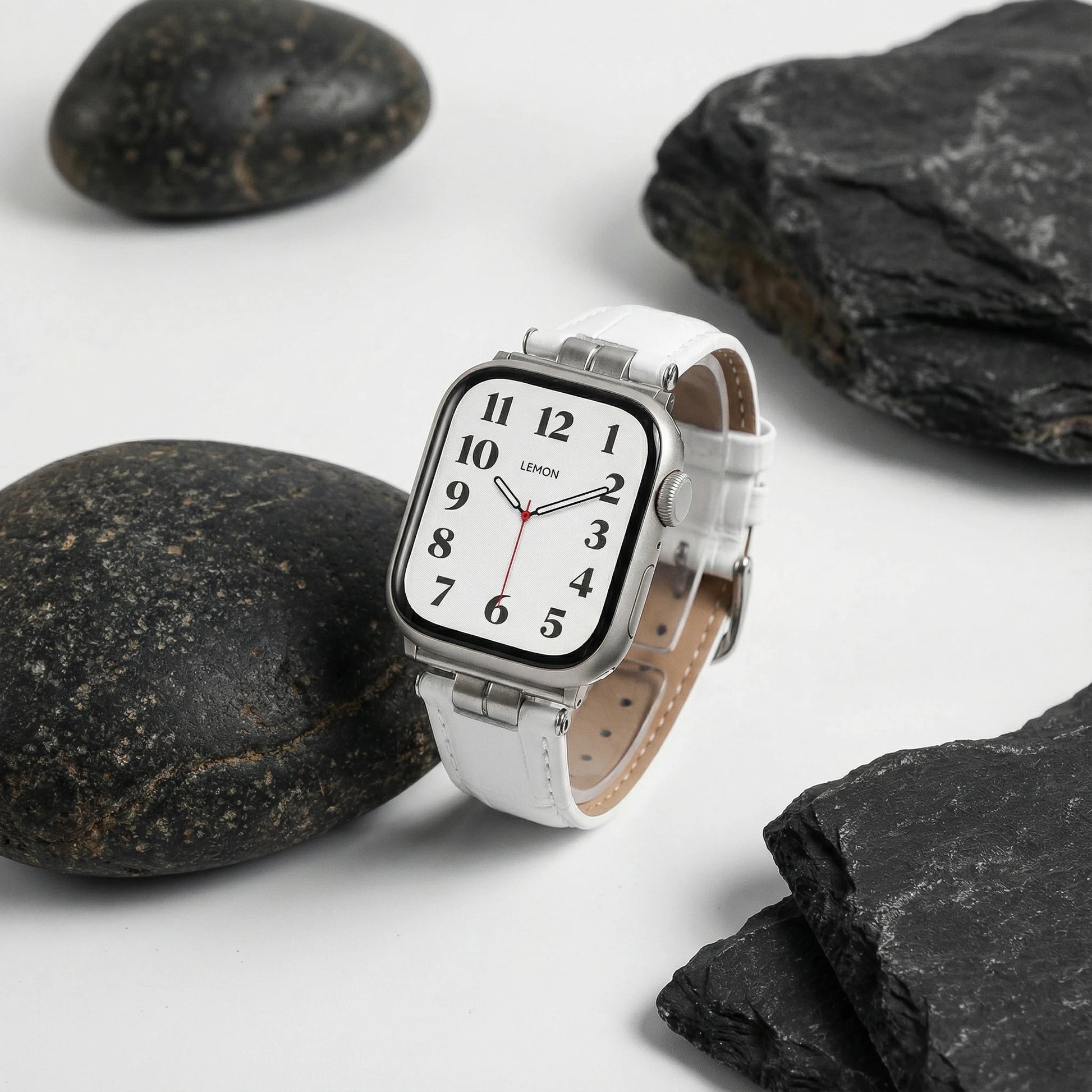 Urban Leather Apple Watch Strap - White 3