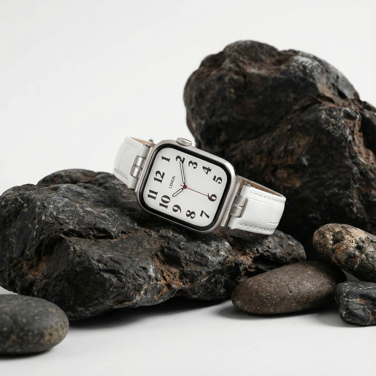 Urban Leather Apple Watch Strap - White 4