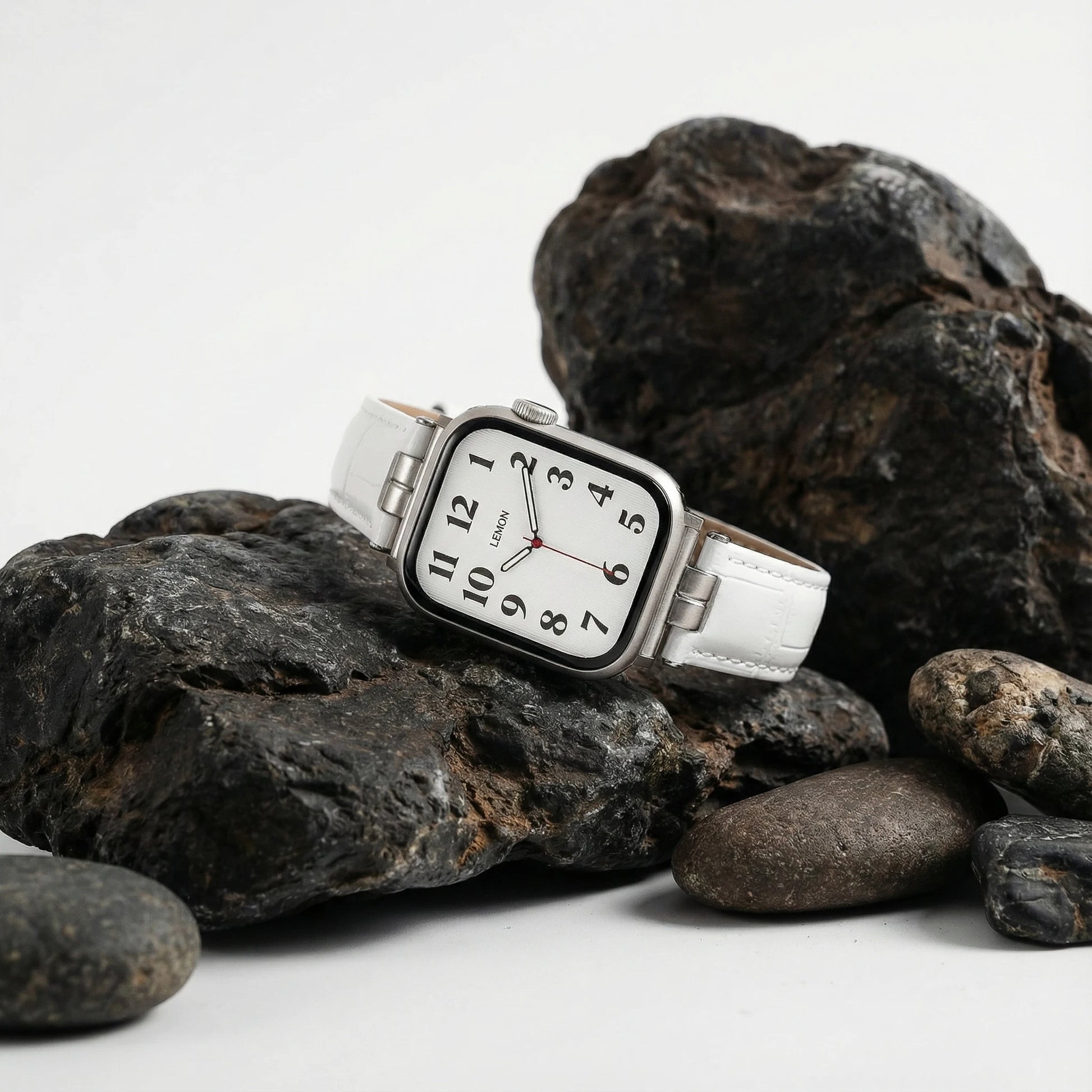 Urban Leather Apple Watch Strap - White 4