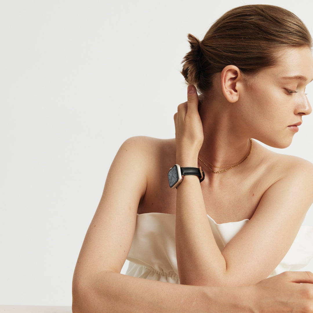 Rosé Apple Watch Strap - Black