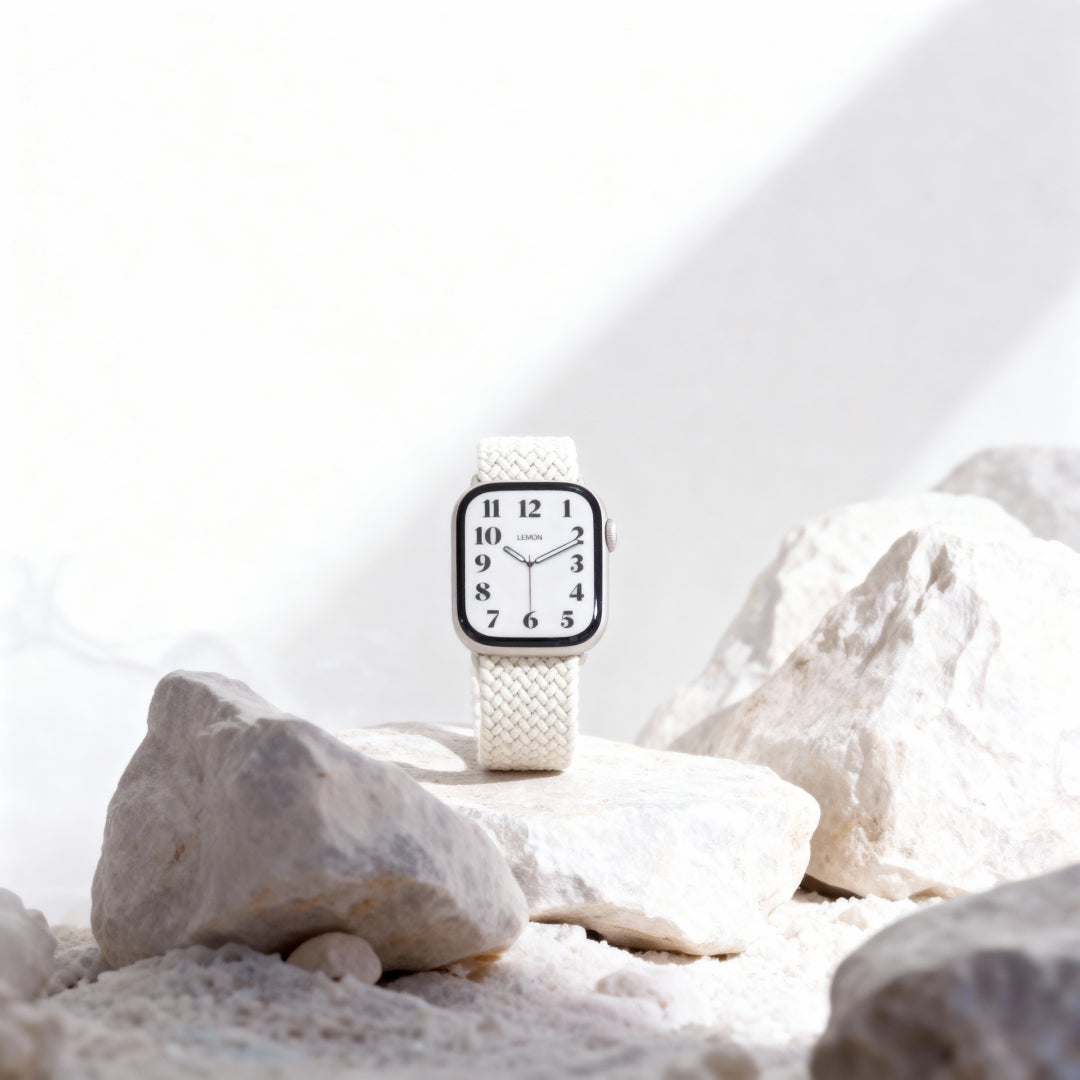 Cloud Nylon Apple Watch Band - Starlight