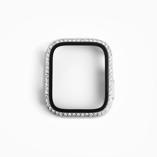 Fantasy Apple Watch Screen Protector in clear crystal, angled view