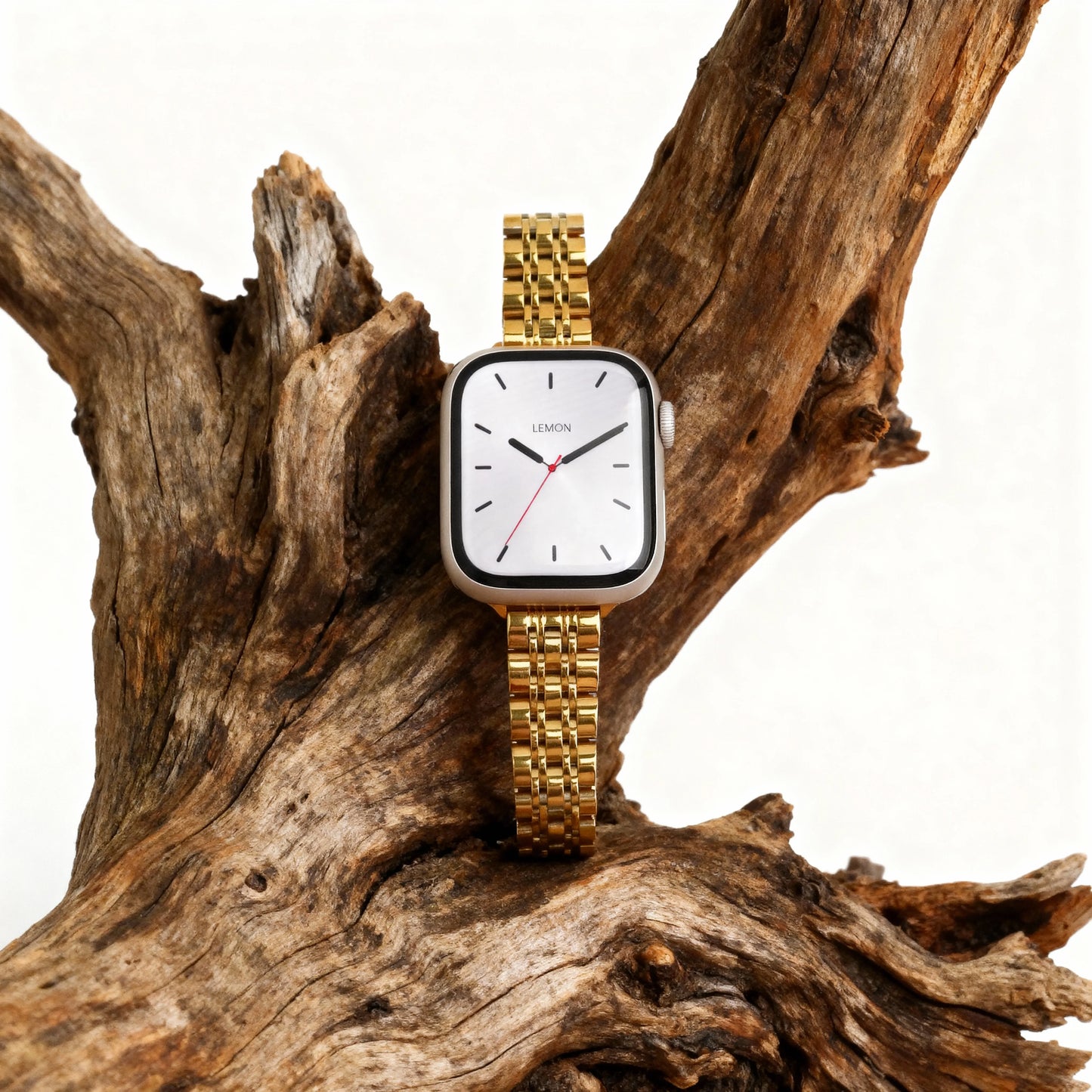 (St-Steel) LEMON Inspiration Apple Watch Strap - Gold