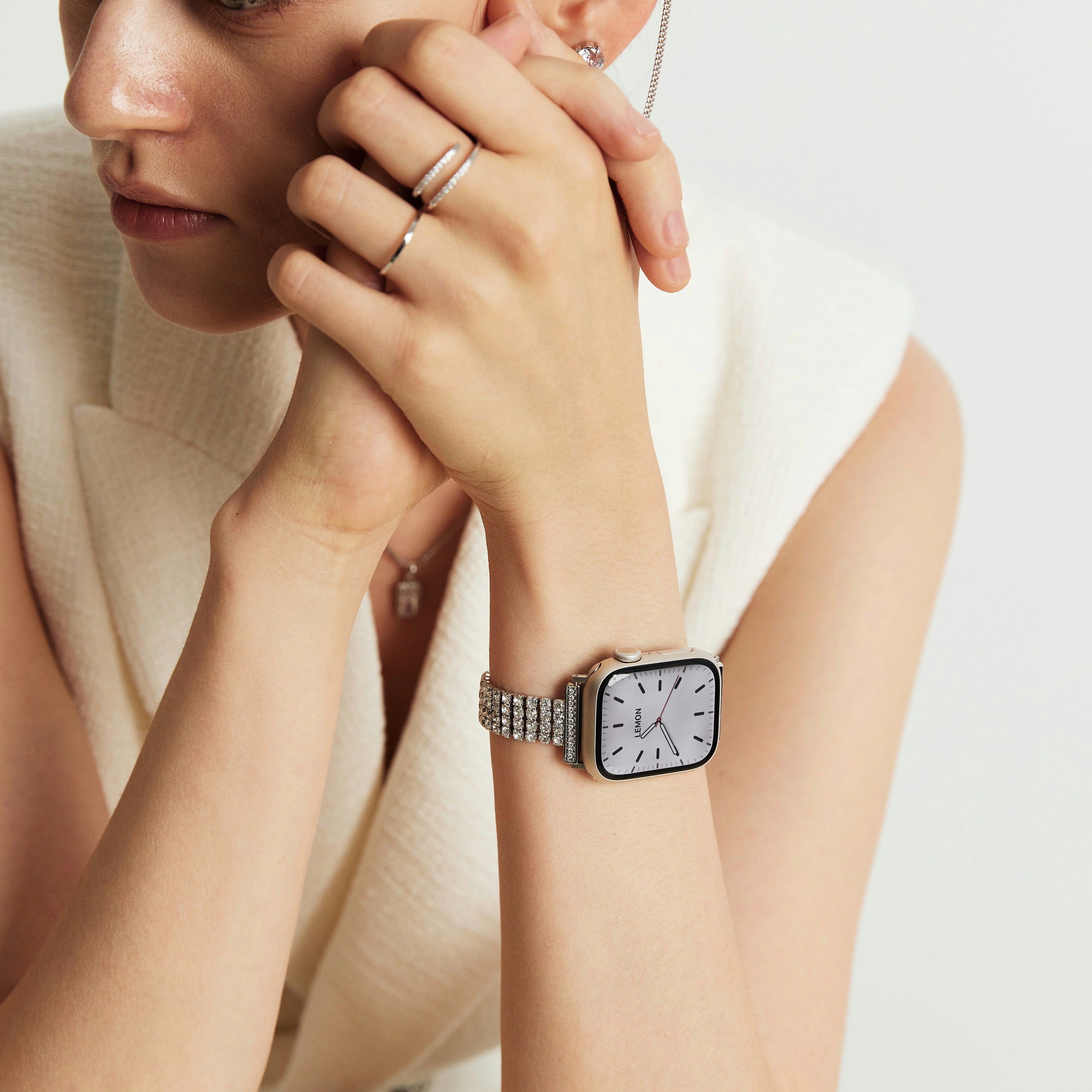 Lemon Muse Apple Watch Band - Silver – Lemon Straps