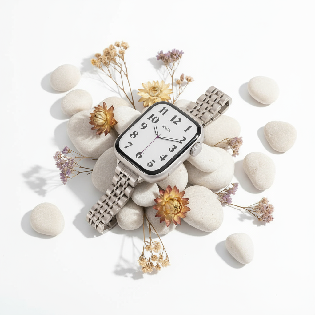 (St-Steel) LEMON Inspiration Apple Watch Strap - Starlight