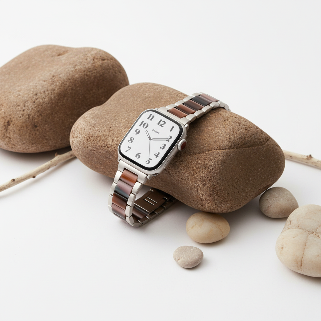 Natural Apple Watch Strap - Earth Tone