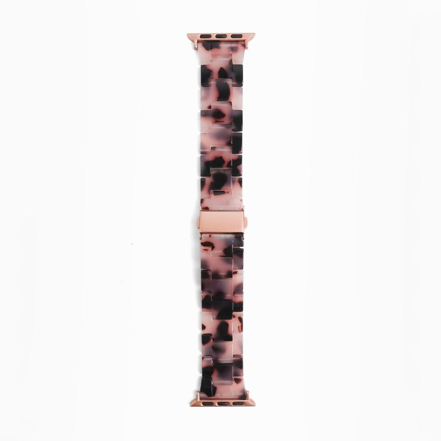 Polly Resin Apple Watch Band - Pink Tortoiseshell