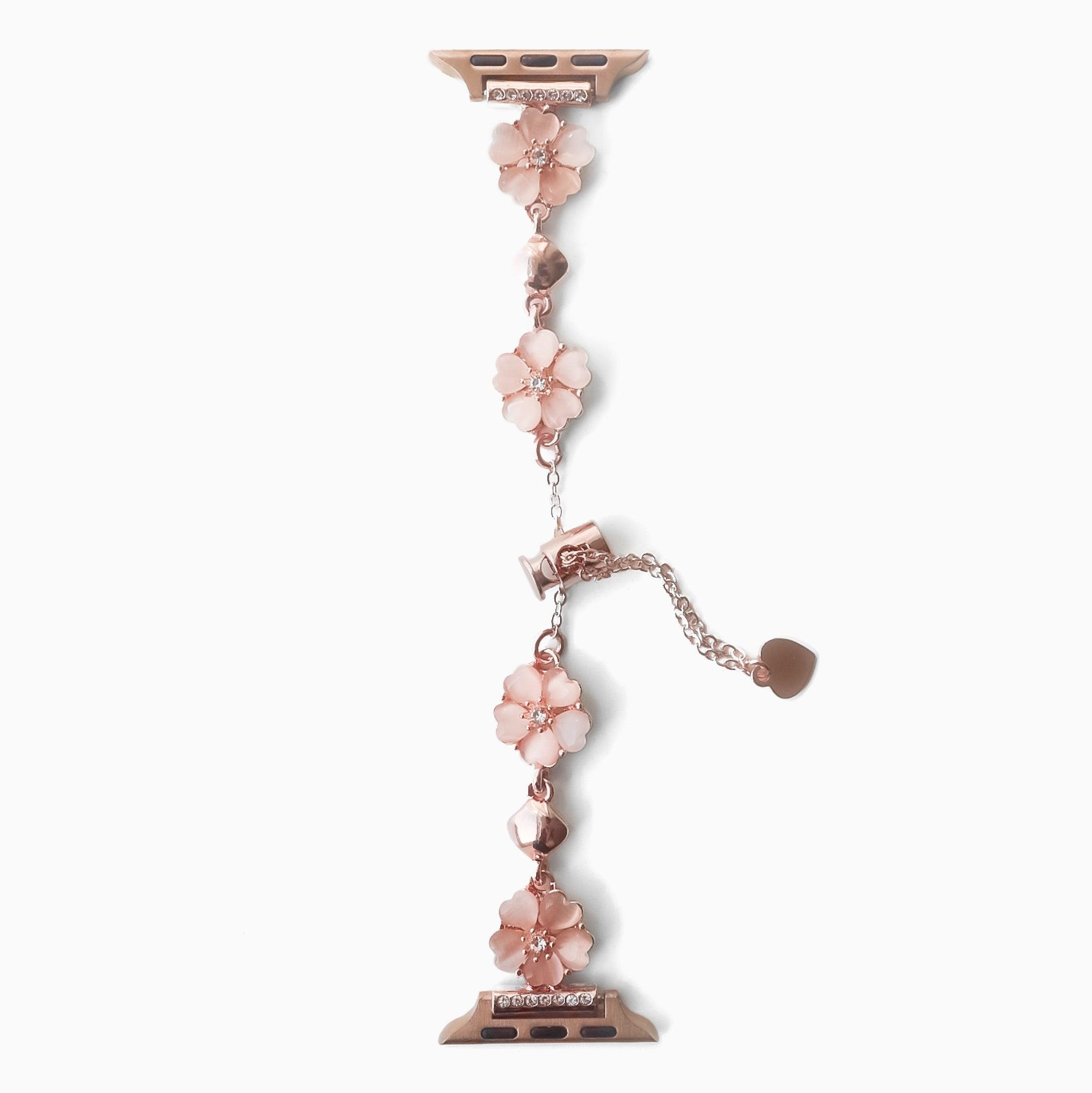 Sakura Chain Apple Watch Bracelet - Pink – Lemon Straps