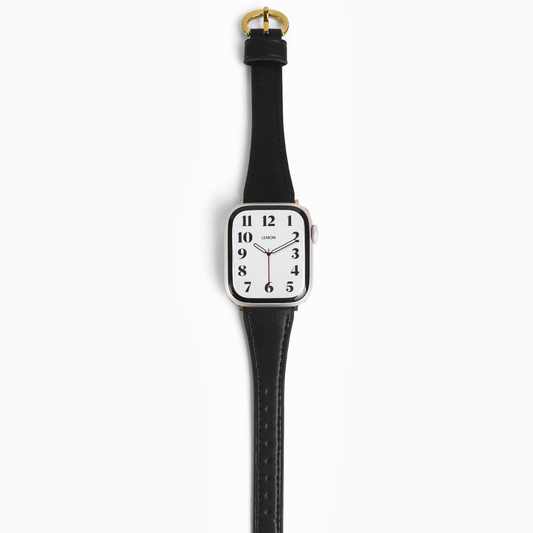 Slim Horseshoe Apple Watch Strap - Black
