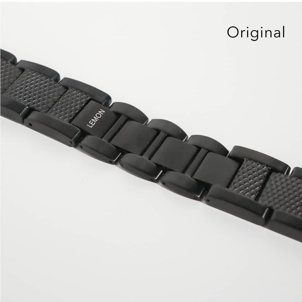 (St-Steel) Cape No.1 Apple Watch Band - Black