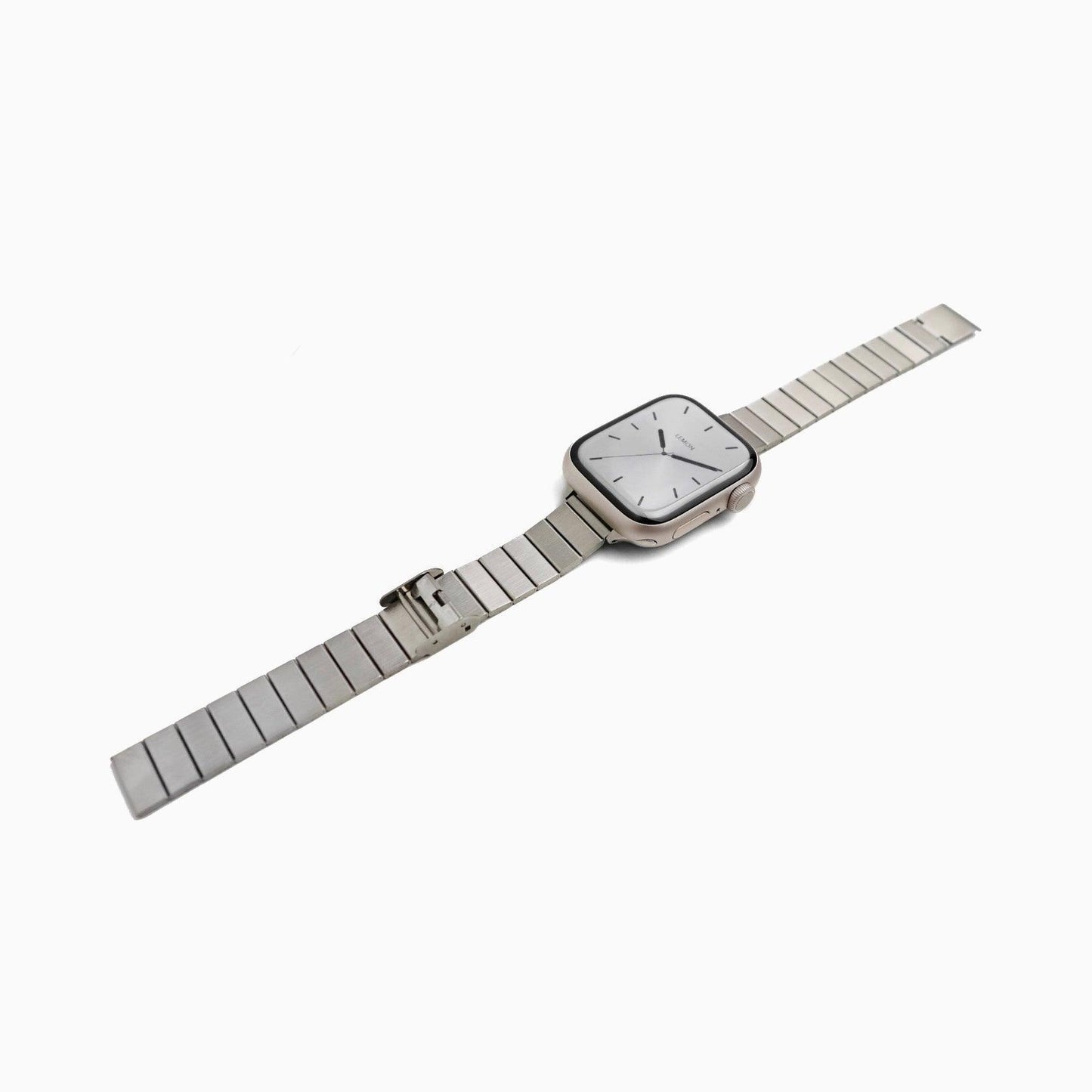 (St-Steel) Film Apple Watch Band - Silver