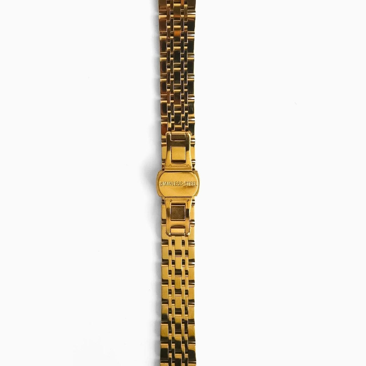 Lemon Inspiration Garmin watch strap in gold stainless steel