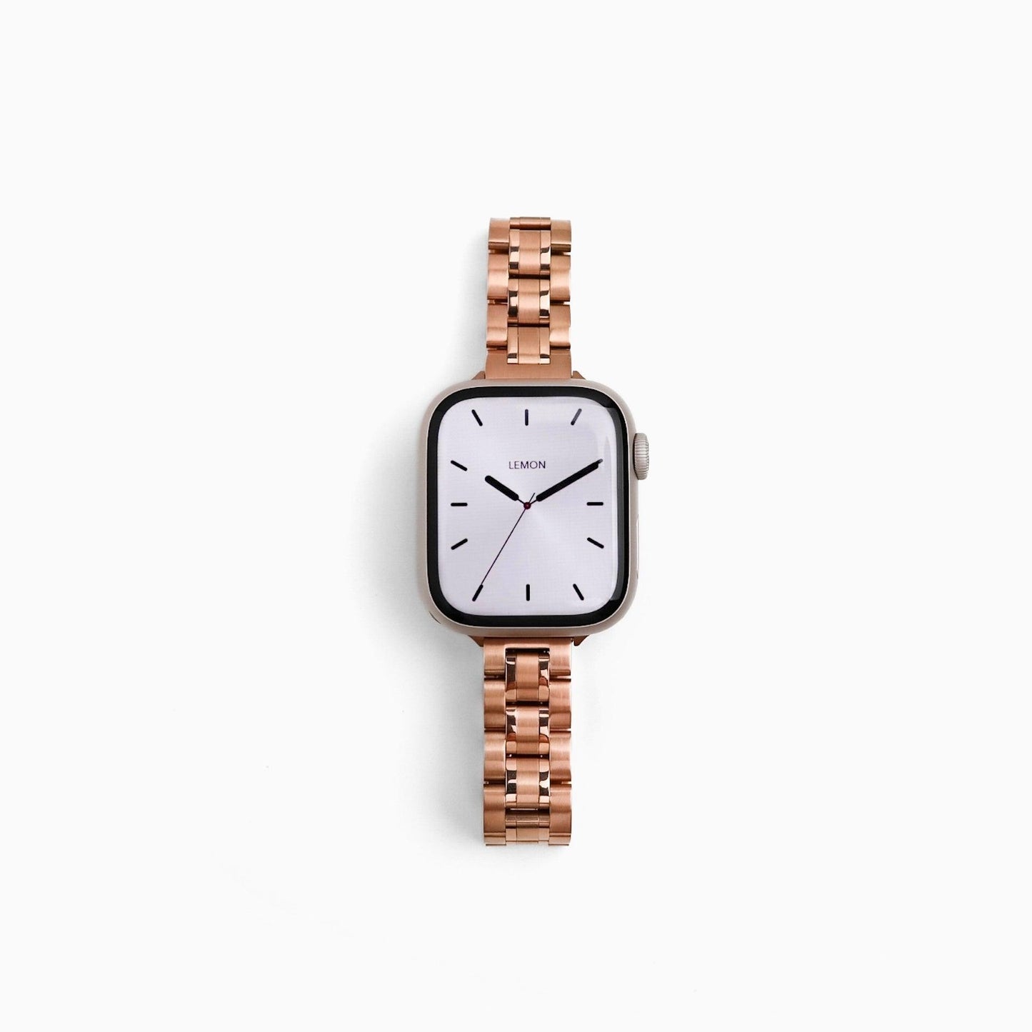 (St-Steel) Slim Jubilee Apple Watch Band - Rose Gold