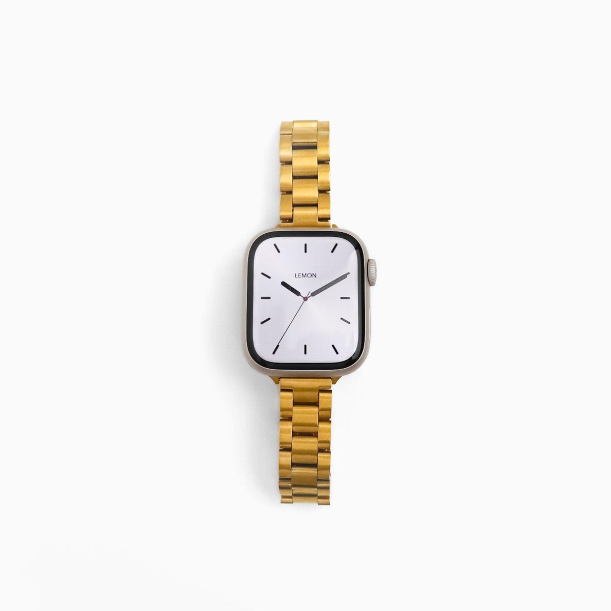 Slim Oyster Stainless Steel Apple Watch Band - Gold – Lemon 