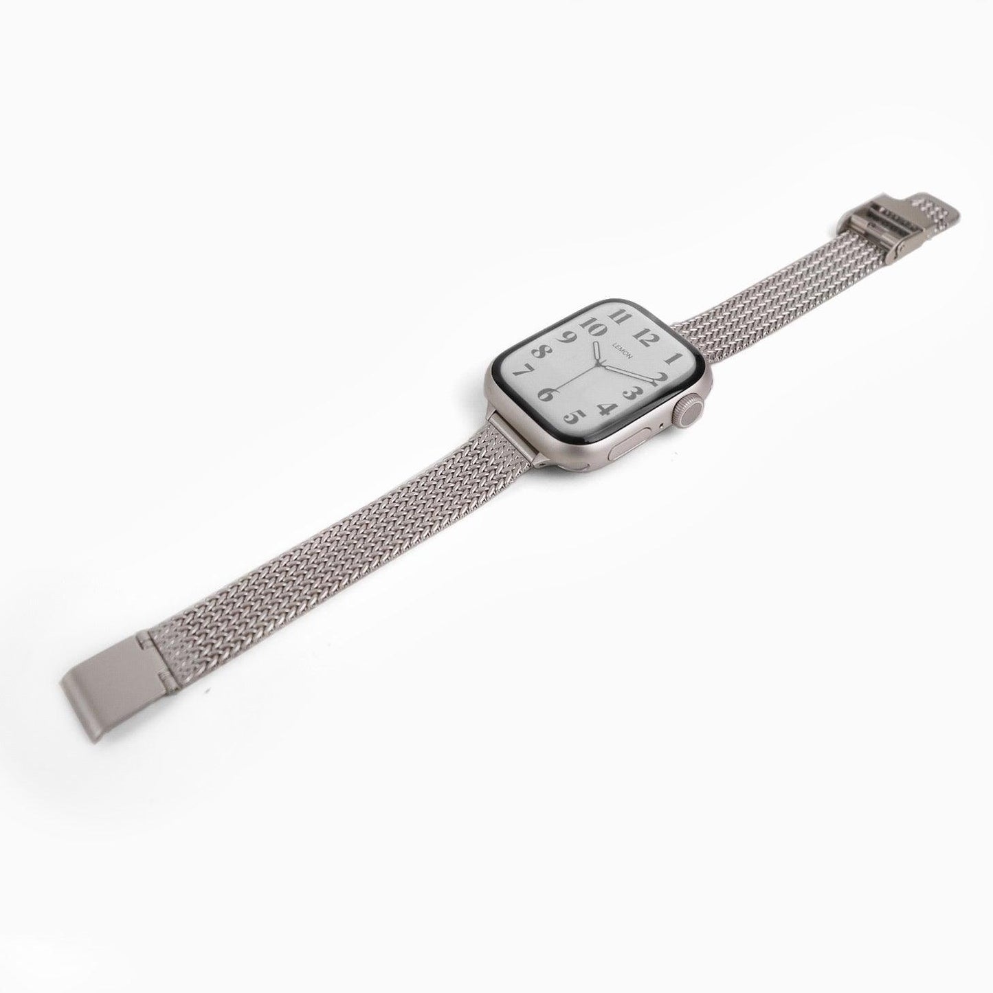 (St-Steel) Slim Stellar Apple Watch Band - Starlight